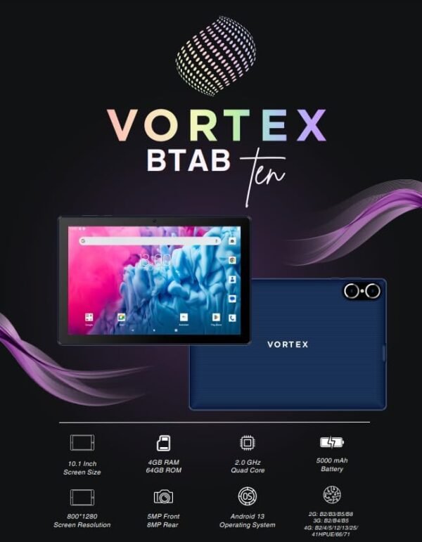 Vortex BTab10 - 64Go